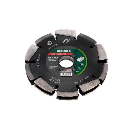 Metabo Diamond Wheel 5x3/4x7/8 DBLRow Slotting Blade 628298000